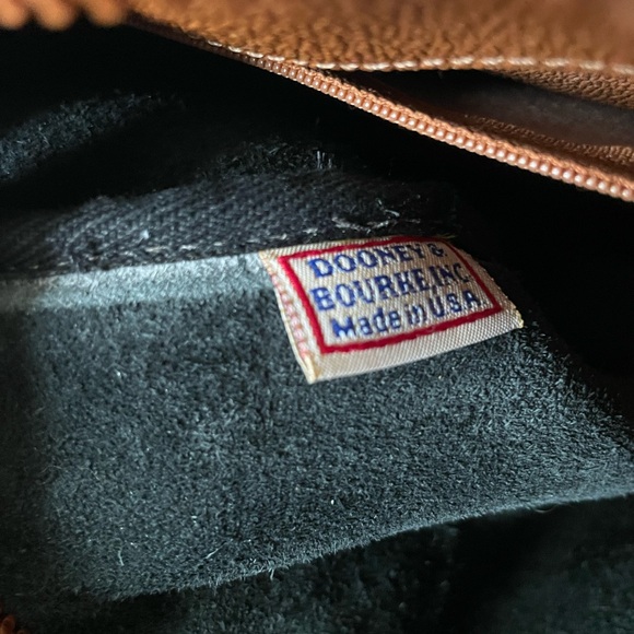 Vintage Dooney & Bourke Black and Tan Satchel - Picture 10 of 16